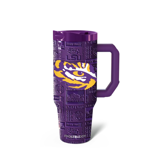Thicc Buddy 40oz - LSU Tigers, Legacy — thicc40-lsu3dpurple-one