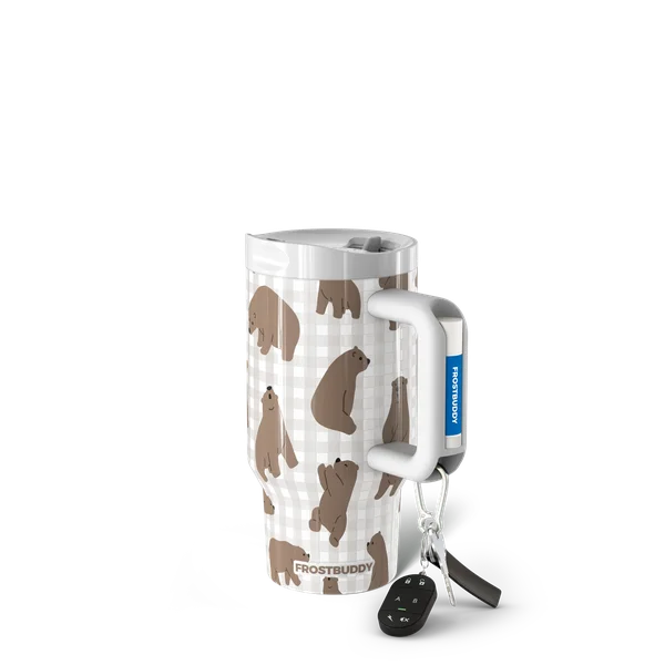 Mug Buddy 16oz, Gingham Bear