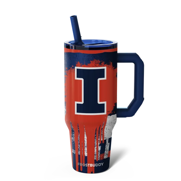 Thicc Buddy 40oz - Illinois Fighting Illini, Drip