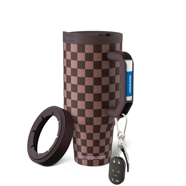 Thicc Buddy 50oz, Espresso Checkered