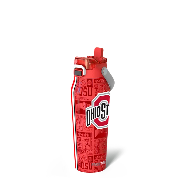 Bottle Buddy 24oz, Ohio State Buckeyes, Legacy — bottle24-ohiostate3dred