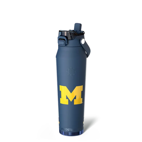 Bottle Buddy 32oz - Michigan Wolverines, Gameday — c-c-navynight-ncaa-michigan-stripe-bottle32