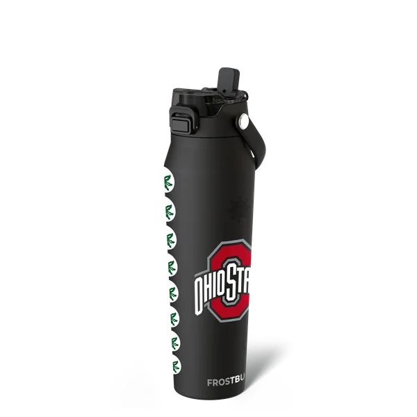 Bottle Buddy 32oz - Ohio State Buckeyes, Gameday — c-c-black-ncaa-ohiostate-stripe-bottle32