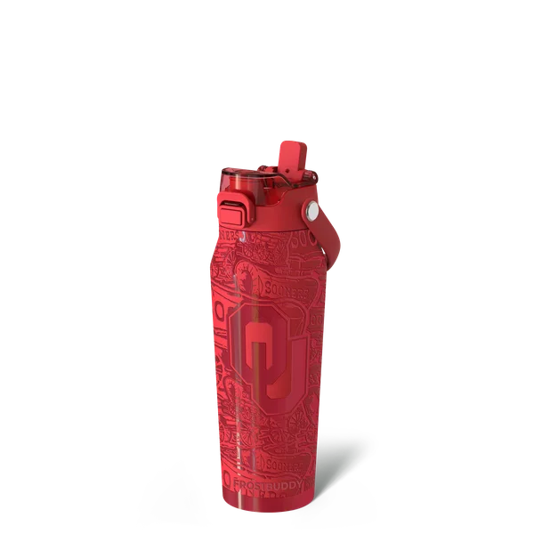 Bottle Buddy 24oz, Oklahoma Sooners, Color Rush