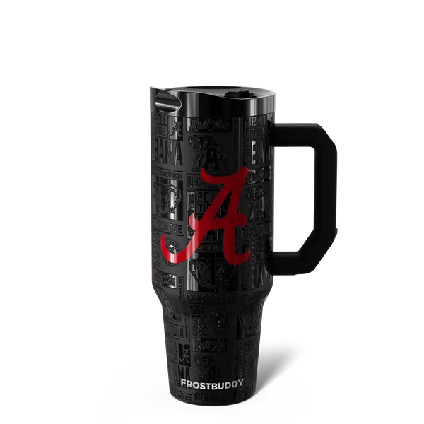 Thicc Buddy 40oz, Alabama Crimson Tide, Legacy — thicc40-alabama3dblack-one